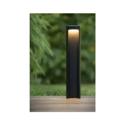 Lucide COMBO - Sokkellamp Buiten - Ø 9 cm - LED - 1x9W 3000K - IP54 - Zwart Lucide