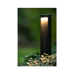 Lucide COMBO - Sokkellamp Buiten - Ø 9 cm - LED - 1x9W 3000K - IP54 - Zwart Lucide