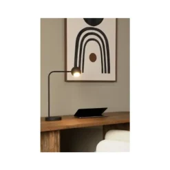 Lucide COMET Tafellamp-Zwart-LED Dimb.-3W-2700K-3 StepDim