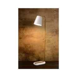 Lucide CONA - Vloerlamp - 1xE27 - Wit