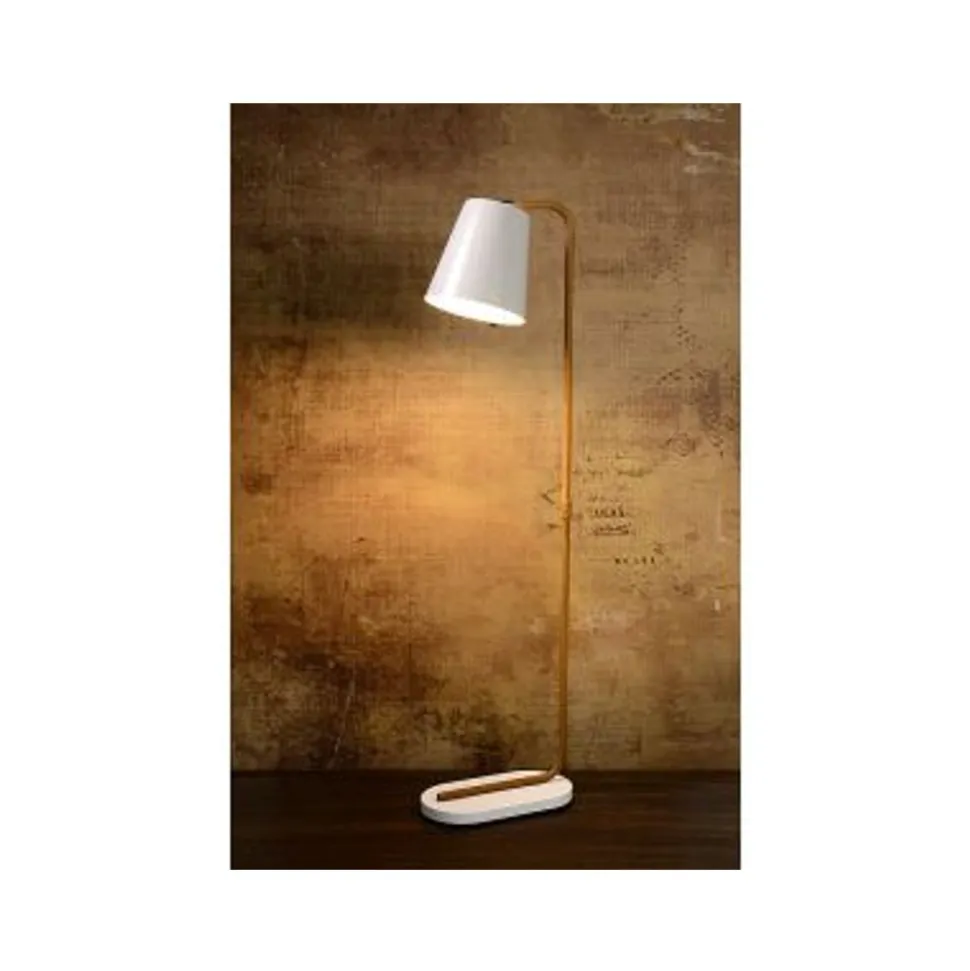 Lucide CONA - Vloerlamp - 1xE27 - Wit