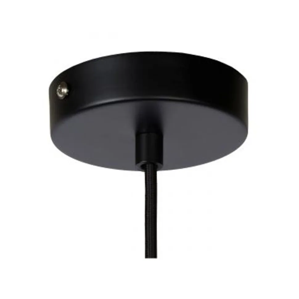Lucide COOPER - Hanglamp - Ø 30 cm - 1xE27 - Zwart
