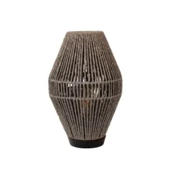 Lucide CORDULLE Tafellamp-Grijs-1xE27-40W-Papier