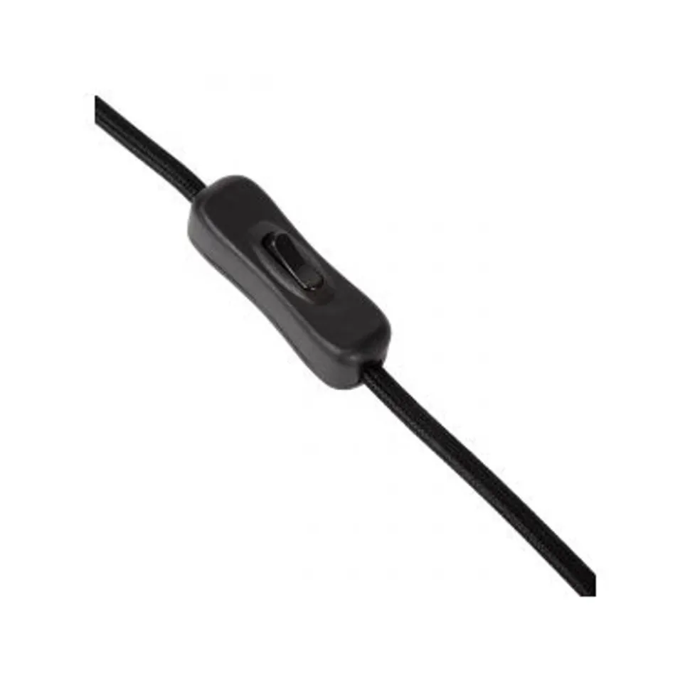 Lucide CORDULLE Tafellamp-Zwart-1xE27-40W-Papier