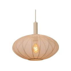 Lucide CORINA Hanglamp-Beige-Ø50-1xE27-40W-Polyes.