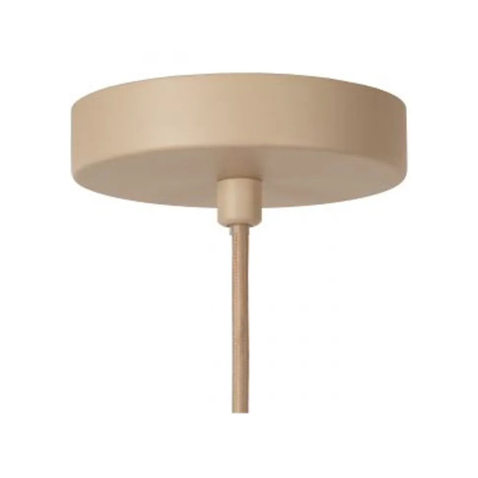 Lucide CORINA Hanglamp-Beige-Ø50-1xE27-40W-Polyes.