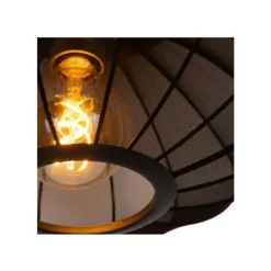 Lucide CORINA Hanglamp-Zwart-Ø50-1xE27-40W-Polyes.