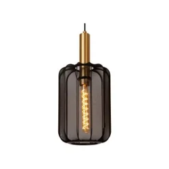 Lucide CORINA Hanglamp-Zwart-3xE27-40W-Polyes.