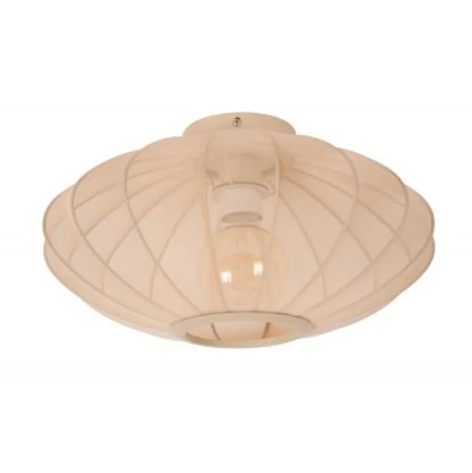 Lucide CORINA Plafonnière-Beige-Ø40-1xE27-40W-Polyes.