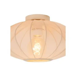 Lucide CORINA Plafonnière-Beige-Ø40-1xE27-40W-Polyes.