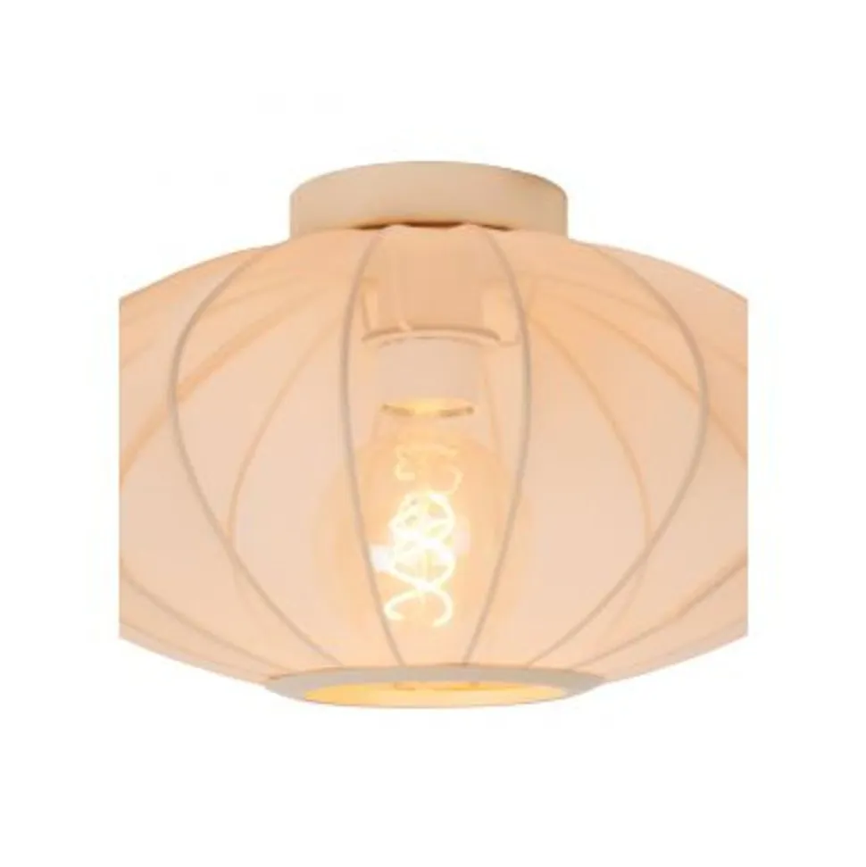 Lucide CORINA Plafonnière-Beige-Ø40-1xE27-40W-Polyes.