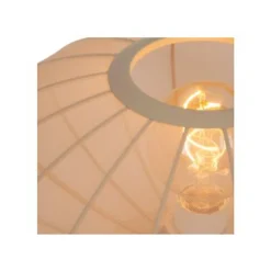 Lucide CORINA Tafellamp-Beige-Ø40-1xE27-40W-Polyes.