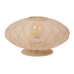 Lucide CORINA Tafellamp-Beige-Ø40-1xE27-40W-Polyes.
