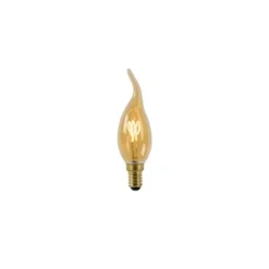 Lucide CT35 - Filament lamp - Ø 3,5 cm - LED Dimb. - E14 - 1x3W 2200K - Amber