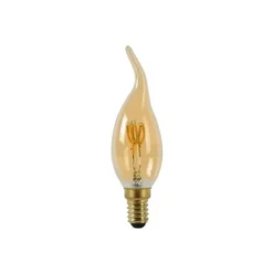 Lucide CT35 - Filament lamp - Ø 3,5 cm - LED Dimb. - E14 - 1x3W 2200K - Amber