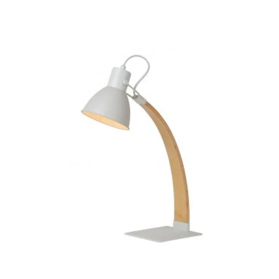 Lucide CURF - Bureaulamp - 1xE27 - Wit
