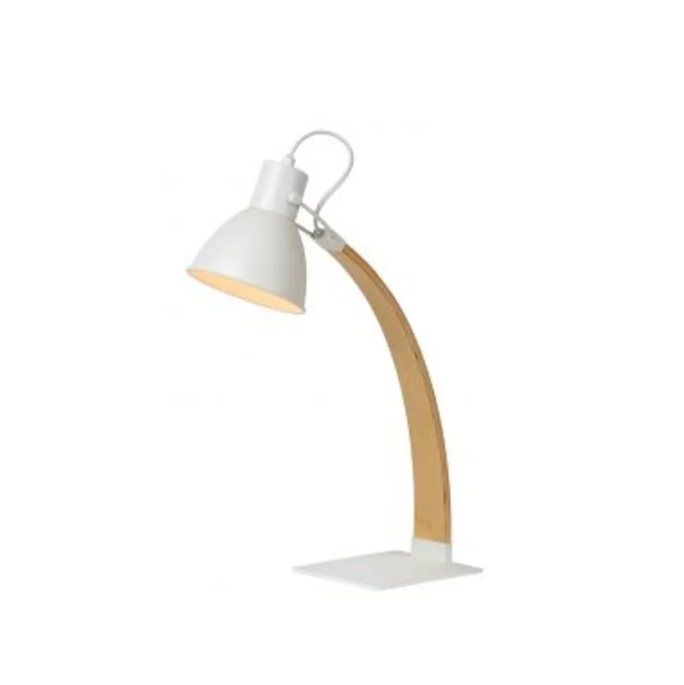 Lucide CURF - Bureaulamp - 1xE27 - Wit