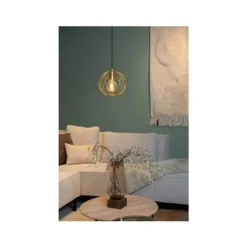 Lucide DANZA Hanglamp-Mat Go.-Ø25-1xE27-40W-Metaal