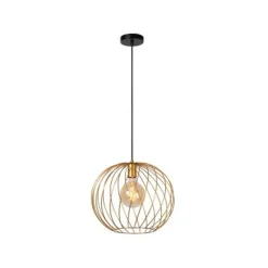 Lucide DANZA Hanglamp-Mat Go.-Ø40-1xE27-40W-Metaal