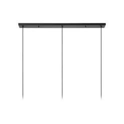 Lucide DANZA Hanglamp-Zwart-3xE27-40W-Metaal
