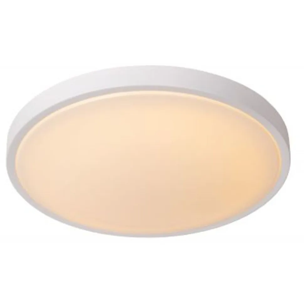Lucide DASHER Plafonnière Badk.-Wit-Ø41-LED-24W-2700K