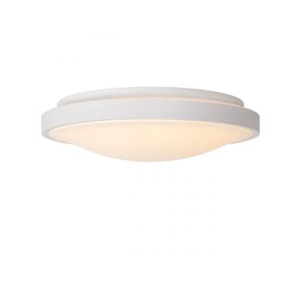 Lucide DASHER Plafonnière Badk.-Wit-Ø41-LED-24W-2700K