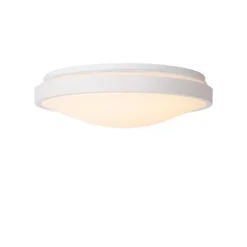 Lucide DASHER Plafonnière Badk.-Wit-Ø34,8-LED-18W-2700K