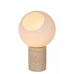 Lucide DAVIN Tafellamp-Opaal-1xE27-40W-Glas