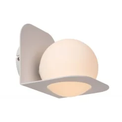 Lucide DAVY Wandlamp Badk.-Wit-1xG9-33W-IP44-Glas