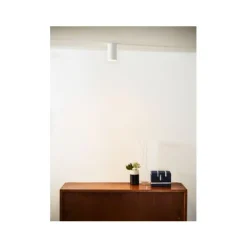 Lucide DELTO - Plafondspot - Ø 5,5 cm - LED Dim to warm - GU10 - 1x5W 2200K/3000K - Wit