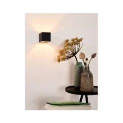 Lucide DEVI - Wandlamp - 1xG9 - Zwart