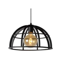 Lucide DIKRA Hanglamp E27 60W Ø40cm Zwart
