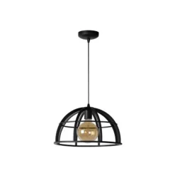 Lucide DIKRA Hanglamp E27 60W Ø40cm Zwart
