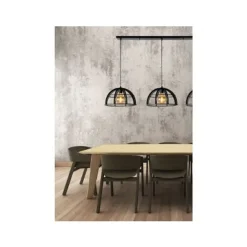 Lucide DIKRA Hanglamp 3xE27 60W Zwart