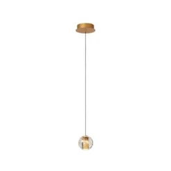 Lucide DILENKO Hanglamp-Mat Go.-Ø14-LED-4,2W-2700K-Glas