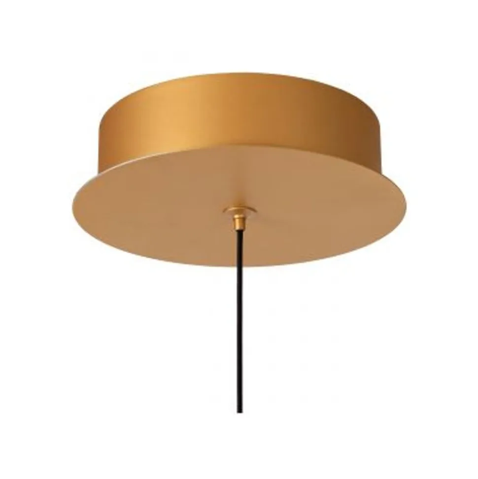 Lucide DILENKO Hanglamp-Mat Go.-Ø14-LED-4,2W-2700K-Glas