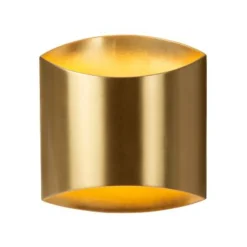 Lucide DILETTA Wandlamp-Mat Go.-1xG9-40W-Alumin.