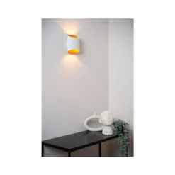 Lucide DILETTA Wandlamp-Wit-1xG9-40W-Alumin.