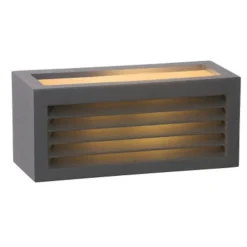 Lucide DIMO - Wandlamp Buiten - 1xE27 - IP54 - Antraciet