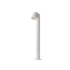 Lucide DINGO-LED - Sokkellamp Buiten - LED Dimb. - GU10 - 1x5W 3000K - IP44 - Wit