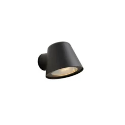 Lucide DINGO-LED - Wandlamp Buiten - LED Dimb. - GU10 - 1x5W 3000K - IP44 - Antraciet Lucide