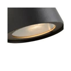 Lucide DINGO-LED - Wandlamp Buiten - LED Dimb. - GU10 - 1x5W 3000K - IP44 - Antraciet Lucide