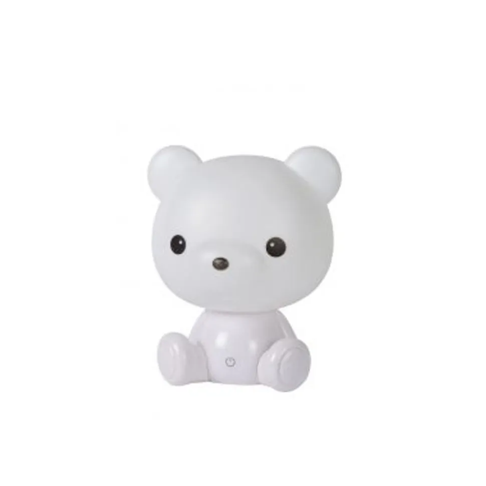 Lucide DODO Bear - Tafellamp Kinderkamer - LED Dimb. - 3 StepDim - Wit