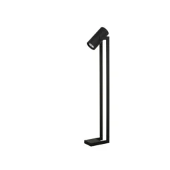 Lucide DOME - Vloerlamp - LED Dimb. - GU10 - 2x12W 3000K - Zwart