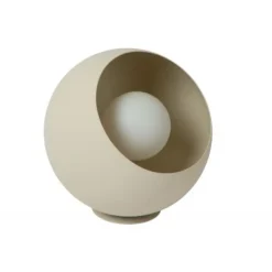 Lucide DOREDOS Tafellamp-Beige-Ø20-1xE27-40W-Metaal