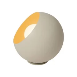 Lucide DOREDOS Tafellamp-Beige-Ø20-1xE27-40W-Metaal