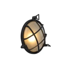 Lucide DUDLEY - Wandlamp Buiten - Ø 25 cm - 1xE27 - IP65 - Zwart
