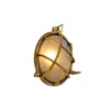 Lucide DUDLEY - Wandlamp Buiten - Ø 25 cm - 1xE27 - IP65 - Mat Goud / Messing