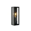 Lucide DUKAN - Wandlamp Buiten - 1xE27 - IP65 - Zwart