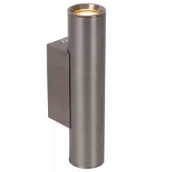 Lucide DUPLA - Wandspot / Wandlamp - 2xGU10 (MR11) - Grijs ijzer